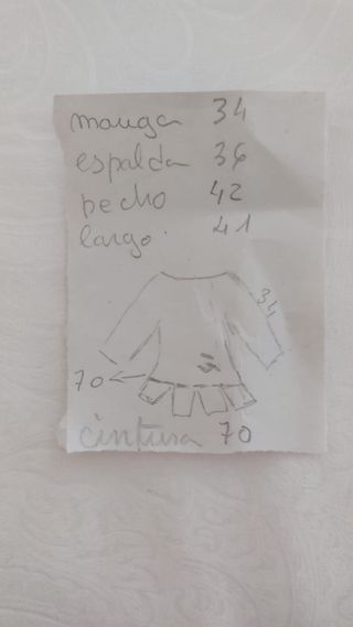 Corpiño de fallera azul con encaje blanco