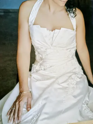 Vestido de Novia Blanco roto