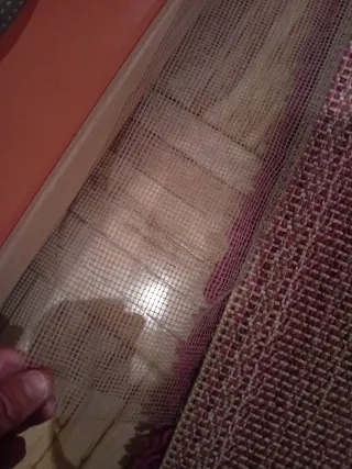 Alfombra Ikea cuadrada morada