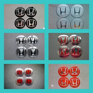 Pegatinas 56mm Honda Tapabuje centro rueda llanta