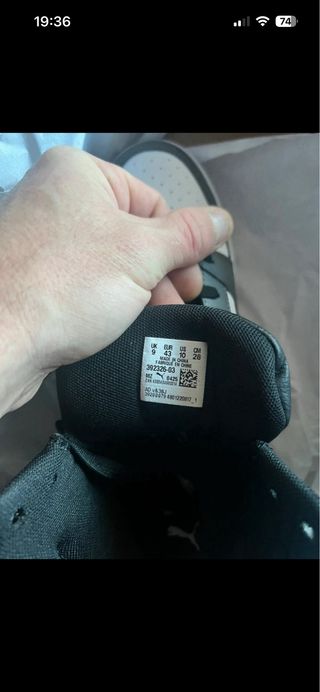 Zapatillas Puma Rebound v6 Altas Grises y Blancas