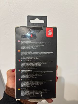 Transmisor FM Bluetooth Coche P4546