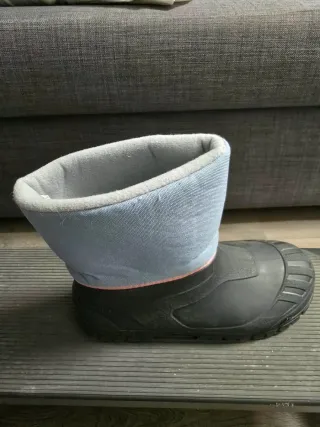 Botas de Nieve Negras y Azules