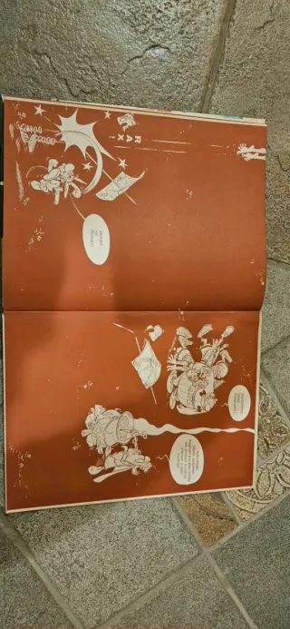 Libro fumetto Asterix con mini vocabolario (2pag.)