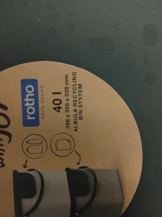 Cubo de reciclaje Rotho