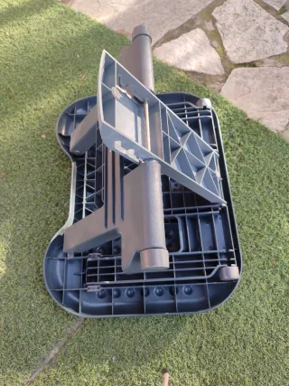 Reposapiés ergonómico gris