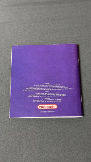 Manual ORIGINAL Metroid Zero Mission GameBoy