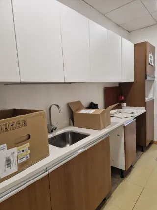 Muebles de cocina madera y metal