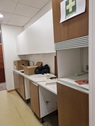 Muebles de cocina madera y metal