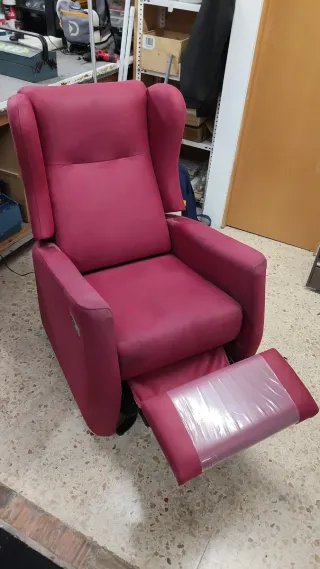 Butaca Relax Rosa Gris