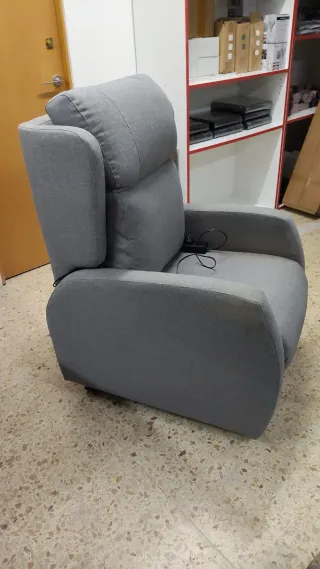 Butaca Relax Rosa Gris