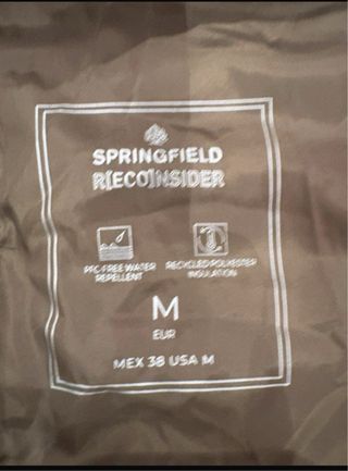 Chaqueta acolchada Springfield verde oliva