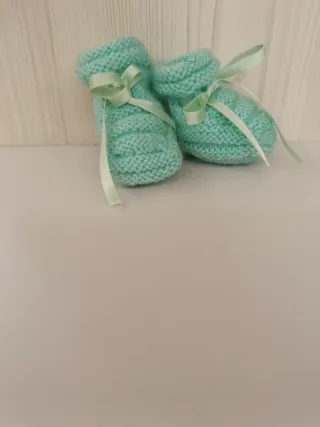 Scarpine neonato fatte a mano