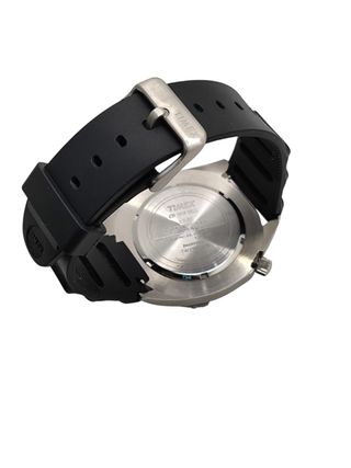 RELOJ TIMEX INDIGLO TW2Y05800 ESFERA BLANCA CORREA NEGRA