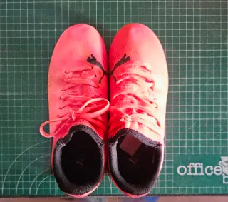 Botas de fútbol Puma Naranja niñ@