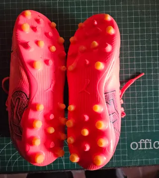 Botas de fútbol Puma Naranja niñ@