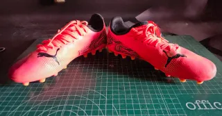 Botas de fútbol Puma Naranja niñ@