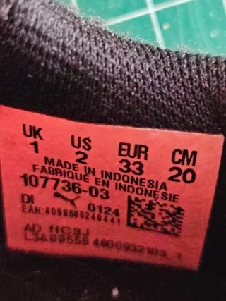 Botas de fútbol Puma Naranja niñ@