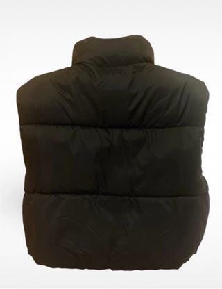 Chaleco corto mujer negro ajustable