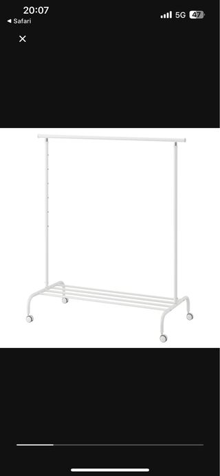 Perchero Ikea Rigga Blanco