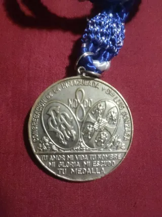 MEDALLA INMACULADA Y SAN LUIS GONZAGA DE SEVILLA