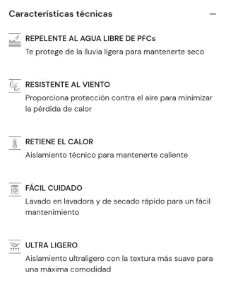 Chaqueta acolchada Springfield Talla M