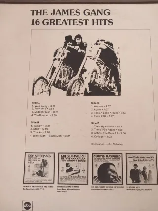 The James Gang Greatest Hits 2 LP