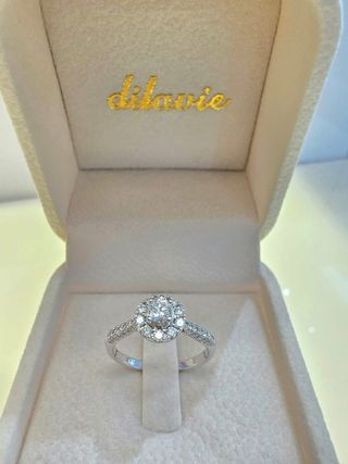 Anillo Dilavie Diamante Natural D VVS1 0,61ct