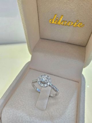 Anillo Dilavie Diamante Natural D VVS1 0,61ct