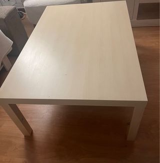 Mesa de centro de madera beige