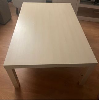 Mesa de centro de madera beige
