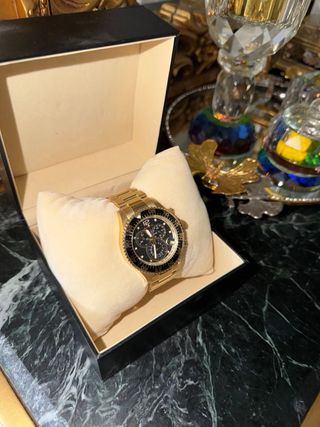 Reloj Lanscotte Cronógrafo Dorado Swiss Movement