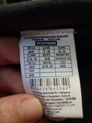 Botas de apresquí Decathlon Talla 40.