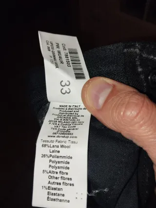 Pantaloni lana Dondup a quadri