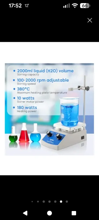 Agitador Magnético HYCC SH-2 con Calefactor