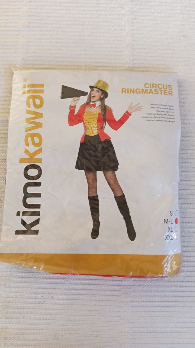 Disfraz Domadora Circo Mujer Nuevo Adulto