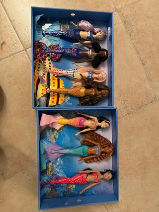 Bambole sirene Ariel e sorelle