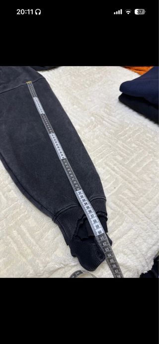 Sudadera oversize gris hombre