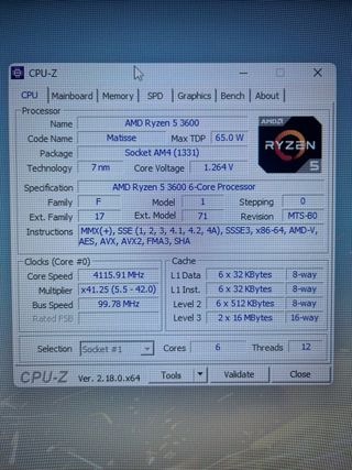 AMD Ryzen 5 3600 Procesador