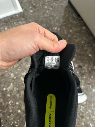 Zapatillas Saucony Ride 19 Running Negras