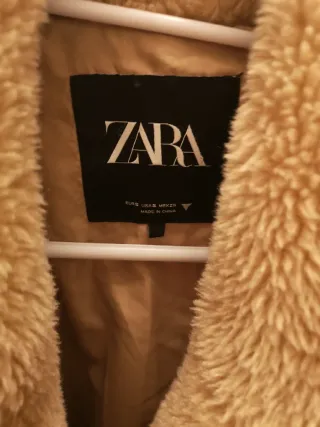 Abrigo mujer beige/marrón,