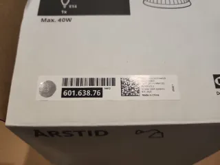 2 Lámparas de mesa o pared ARSTID Ikea