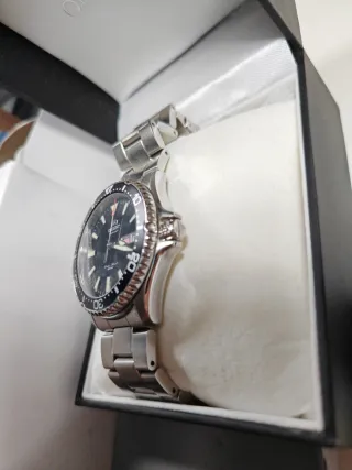 Reloj Orient Kamasu Negro/Plateado