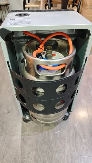 Estufa de gas de llama azul ORBEGOZO