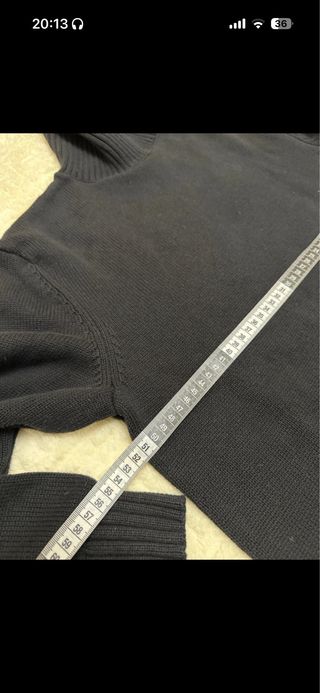 Jersey cuello vuelto negro