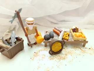 Playmobil Mercader con Accesorios