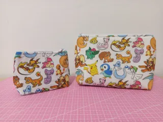 Neceser y mini neceser estampado Pokémon Pikachu