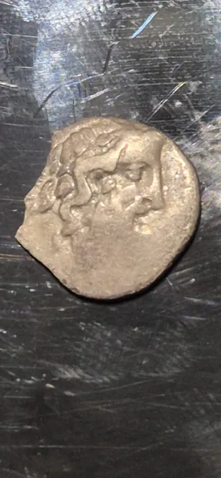 Moneda Griega Antigua de Plata LIGA AQUEA