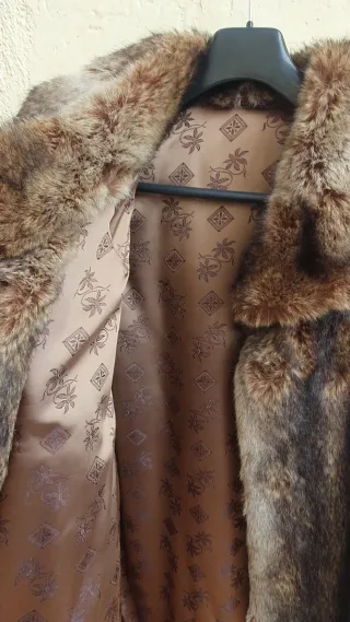 Abrigo Piel Sintética de los 80s Hecho Medida.