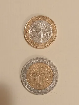 Lote monedas Francia 1999